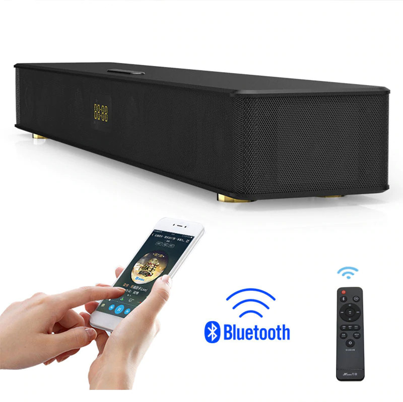 Loa Soundbar Bluetooth âm thanh vòng Surround 5.1 trung thực tích hợp 02 micro không dây chuyên dùng hát KARAOKE và nghe nhạc chất lượng cao trong gia đình