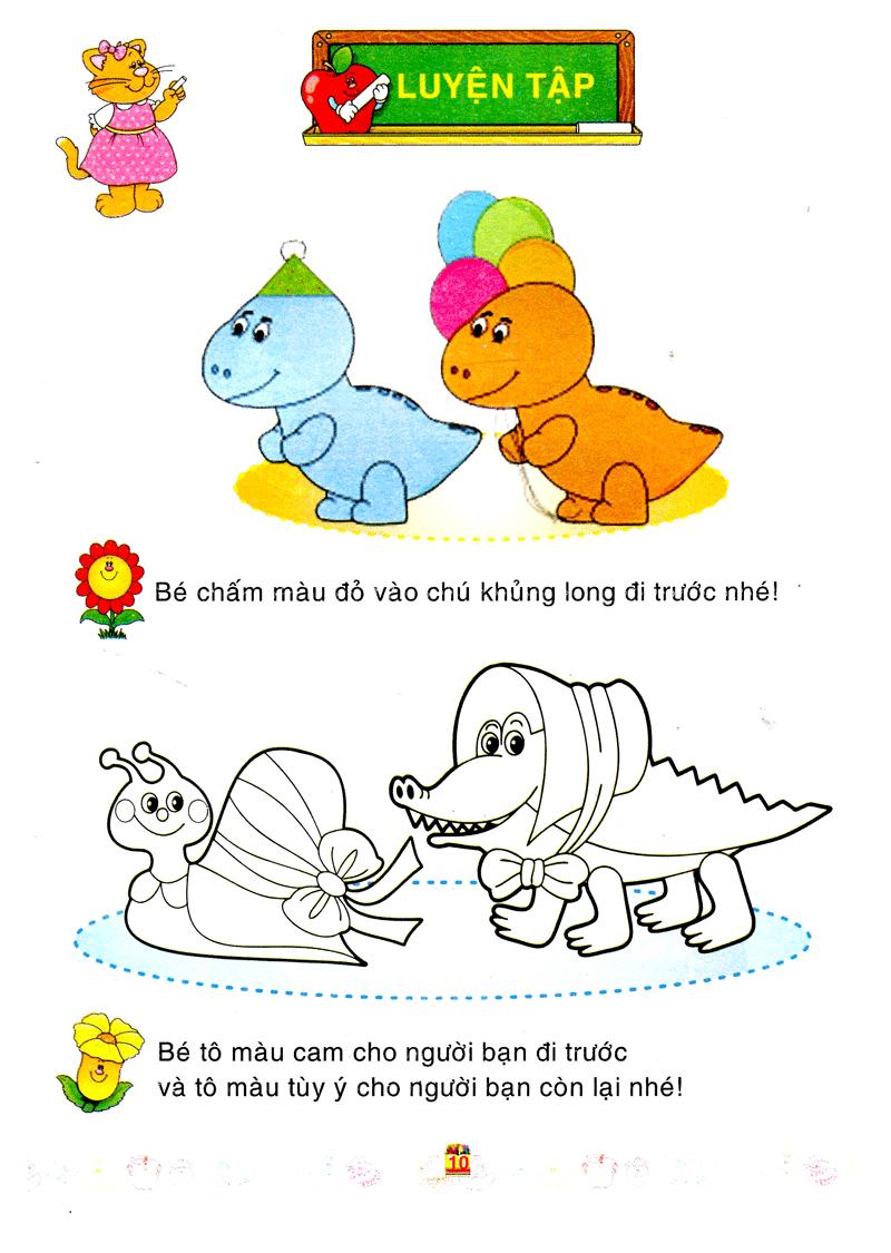 Sách Bé Làm Quen Với Môn Toán - Xác Định Vị Trí