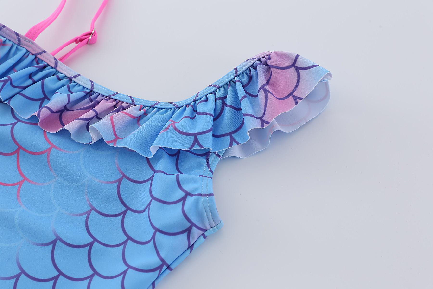 Wishere Mùa Hè Bé Gái Đồ Bơi Cho Bé Suspender Áo Bơi Một Mảnh Trẻ Em Tankini Bikini Đi Biển Thiếu Niên Trẻ Em Áo Tắm