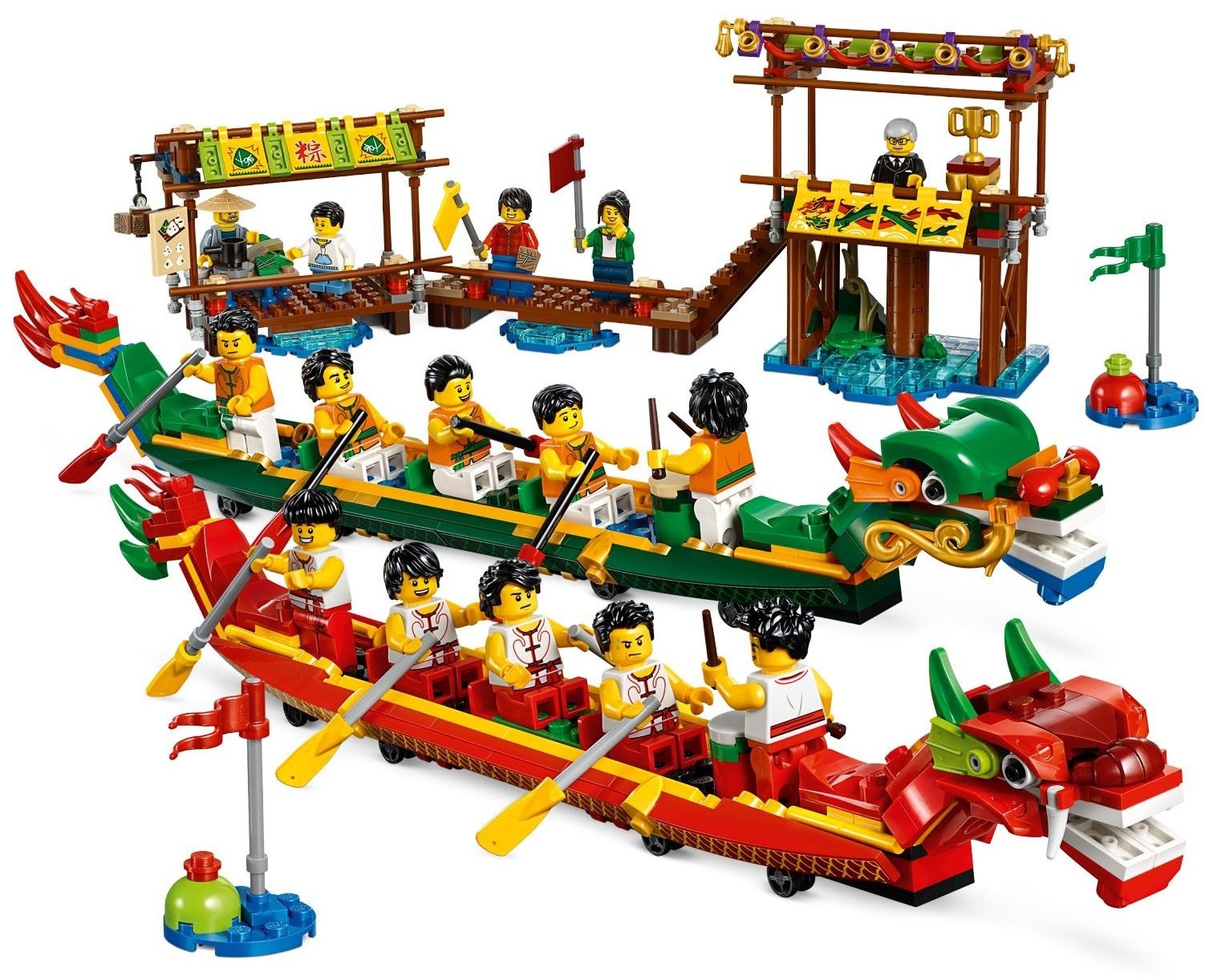 LEGO 80103 Cuộc Đua Thuyền Rồng (643 Chi Tiết)