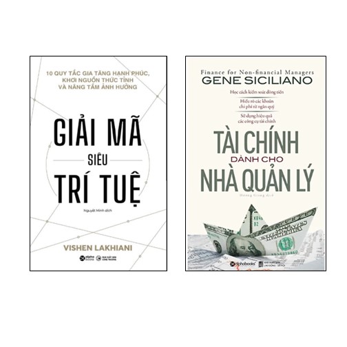 Combo Sách Tư Duy Thành Công: Giải Mã Siêu Trí Tuệ + Tài Chính Dành Cho Nhà Quản Lý