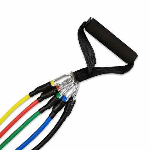 Bộ 5 Dây Ngũ Sắc Đàn Hồi Kháng Lực Tập Thể Hình Đa Năng