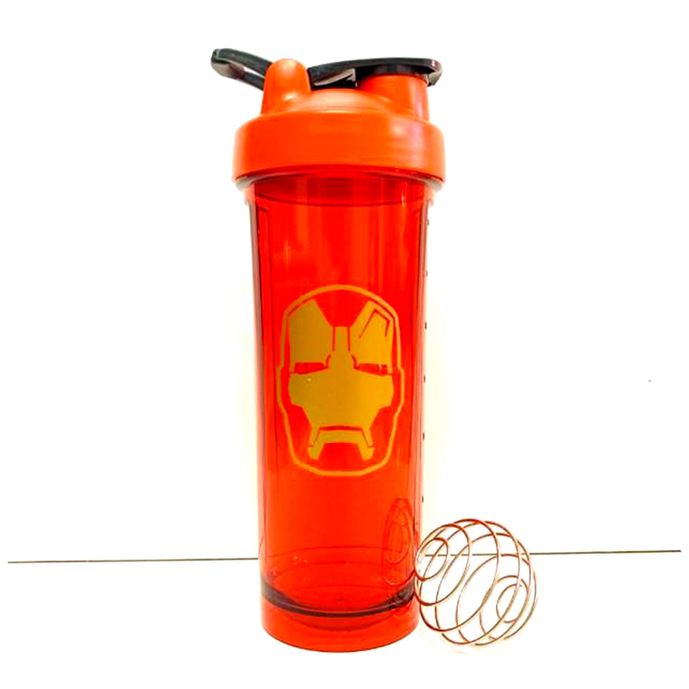 Bình lắc thể thao tập Gym in hình Siêu Anh Hùng - dung tích 700ml dùng đựng nước, lắc hòa tan thực phẩm bổ sung