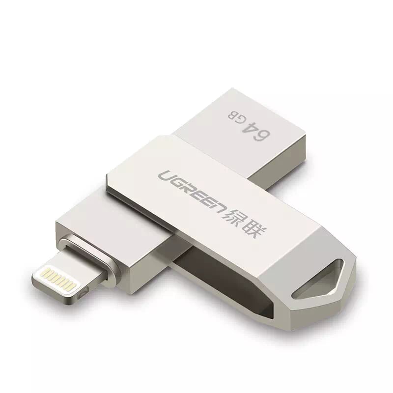 UGREEN 64G USB 3.0 Cho PC + Bộ nhớ U Disk mở rộng cho Iphone Ipad US232-50104 - Hàng Chính Hãng