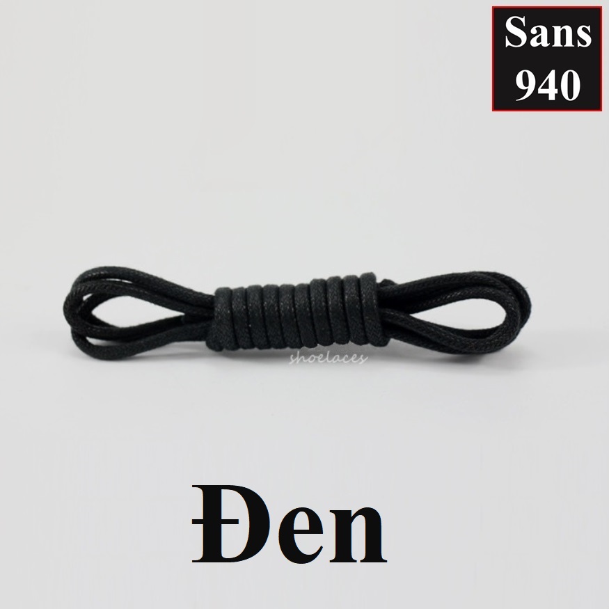 Dây giày sneaker thể thao tròn trơn chất dù ngắn 60cm 70cm dài 1m 1m6 1m8 Sans940