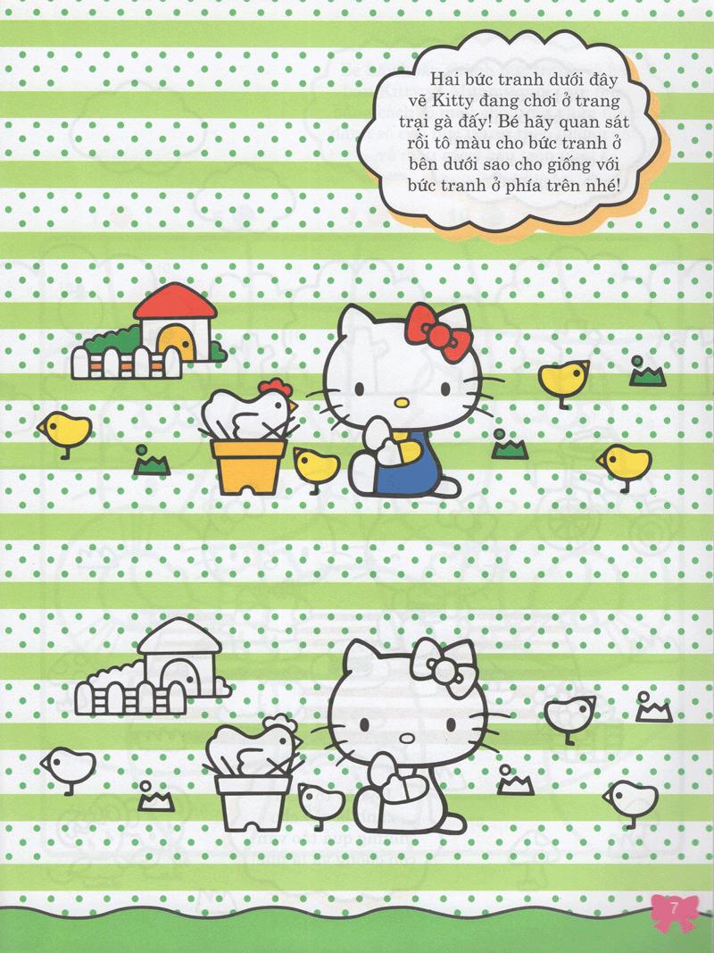 Hello Kitty - Rèn Luyện Khả Năng Nhận Biết (Tô Màu)