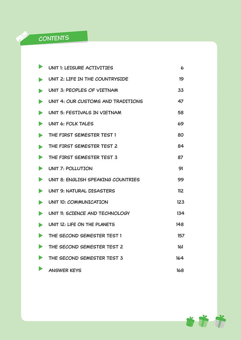 Sách Tổng Hợp Kiến Thức Và Bài Tập Tiếng Anh - Lớp 8