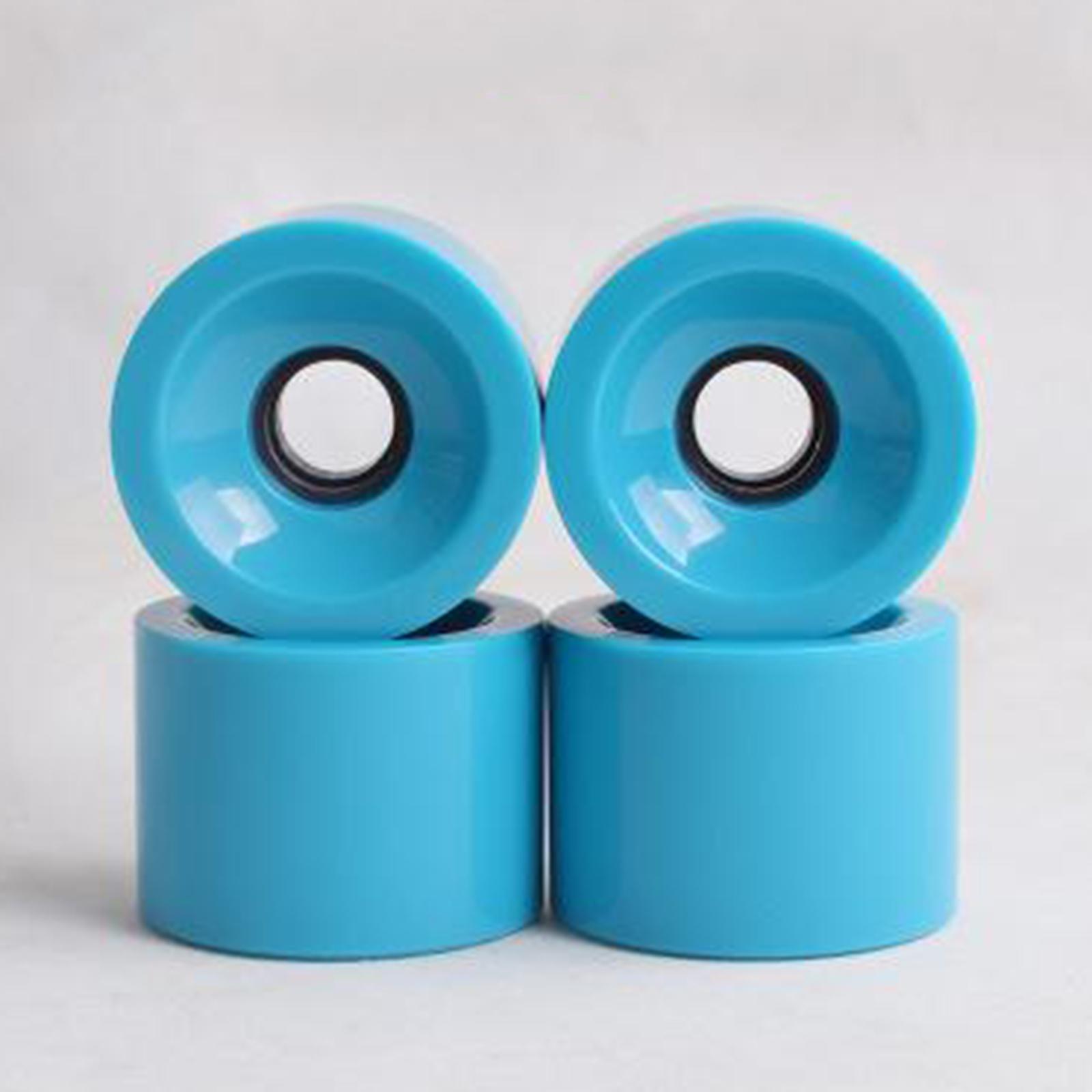 8x 78A Hardness Skateboard Wheels 70X51mm Longboard Roller Parts