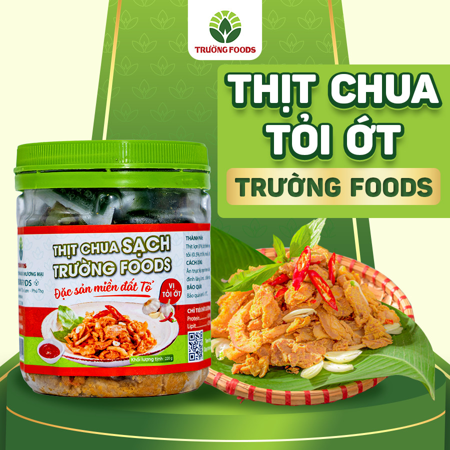 Thịt Chua Tỏi Ớt - Thịt Chua Trường Foods 180g