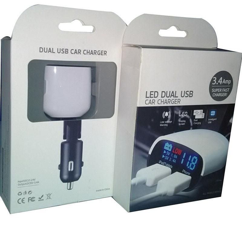 Tẩu sạc hiển thị đèn LED thông minh cho xe oto - Phụ Kiện ô tô, Xe Máy - Chăm Sóc Xe Hơi 206450