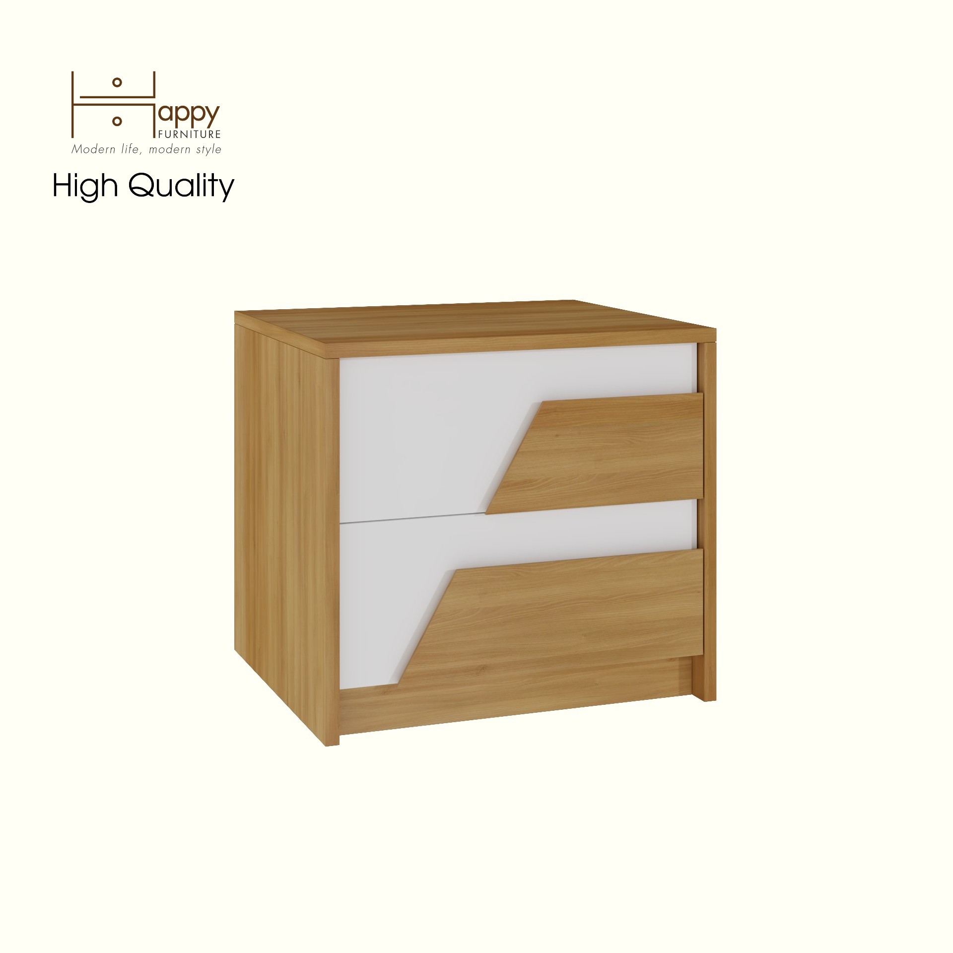 [Happy Home Furniture] PONIX, Táp đầu giường 2 ngăn kéo, 50cm x 45cm x 46cm ( DxRxC), THK_110