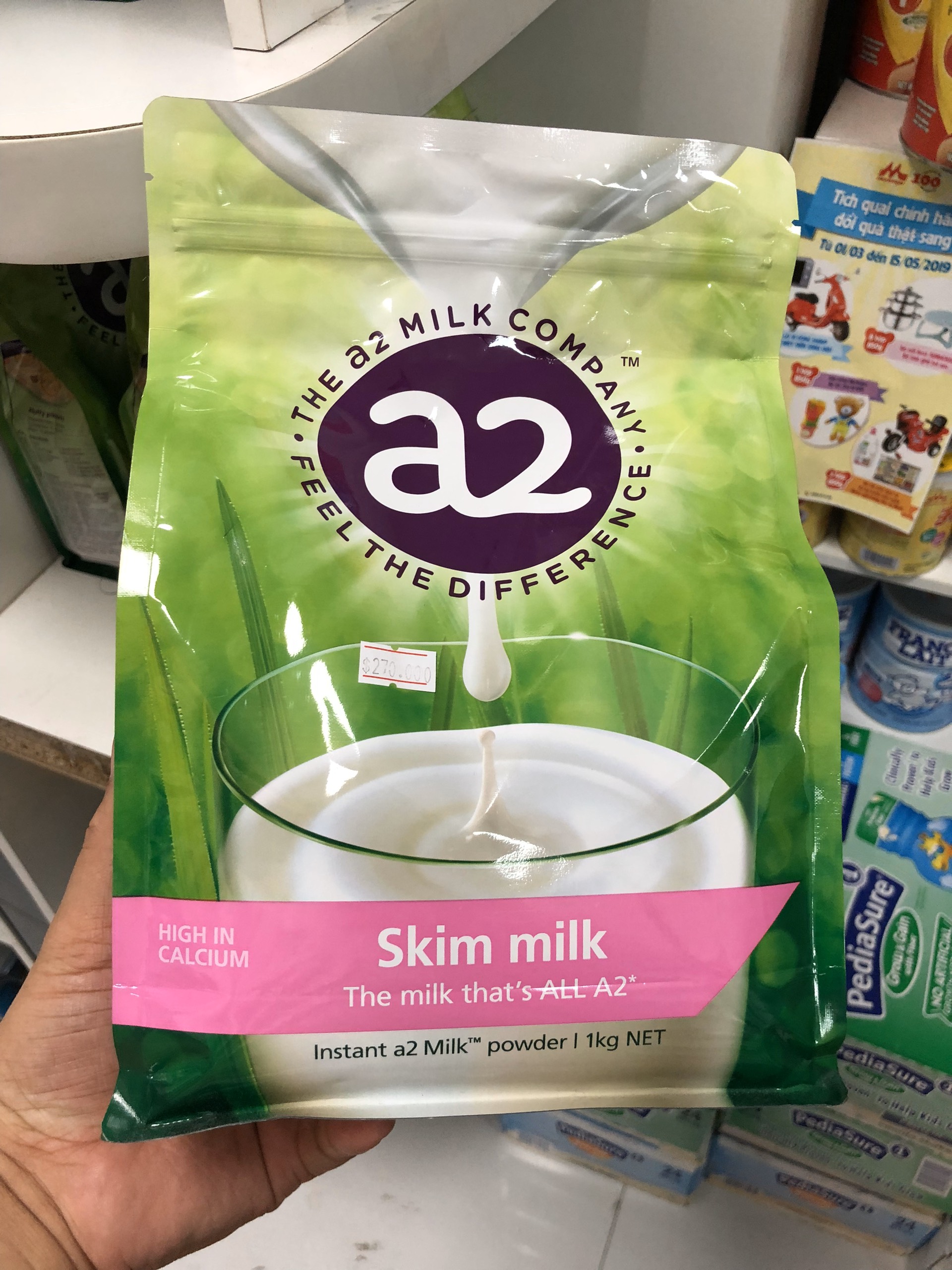 Sữa Tươi Dạng Bột Tách Kem A2 Úc (1kg)