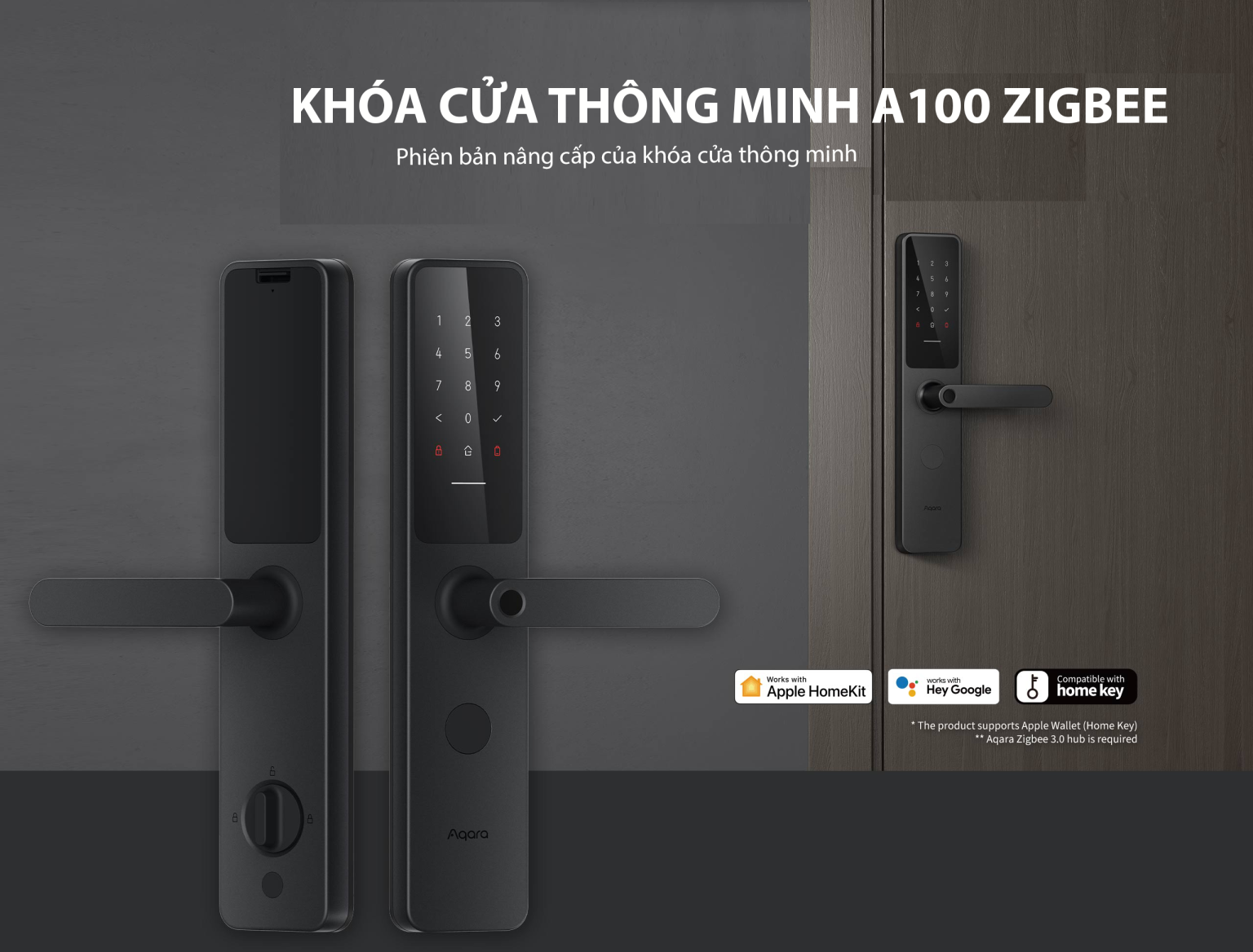 KHÓA ĐIỆN TỬ THÔNG MINH A100 ZIGBE - HÀNG CHÍNH HÃNG