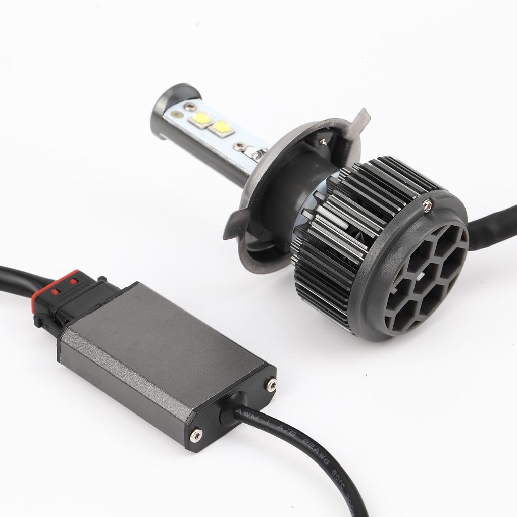 2pcs   Kit 80W 7200LM Bulb  6000K White