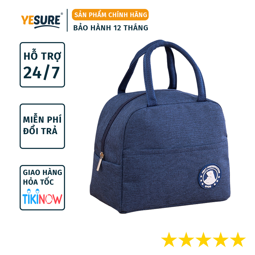 Túi Giữ Nhiệt Đựng Hộp Cơm Văn Phòng Chống Thấm YESURE K2T1 - Hàng Chính Hãng
