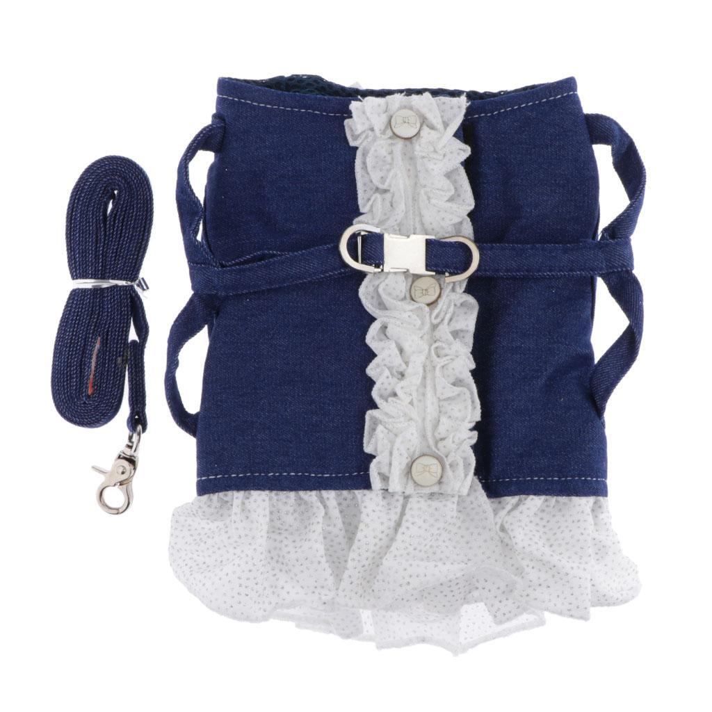 Pet Dog Harness Leash Pet Costume Clothes for Small Pet Cat Puppy