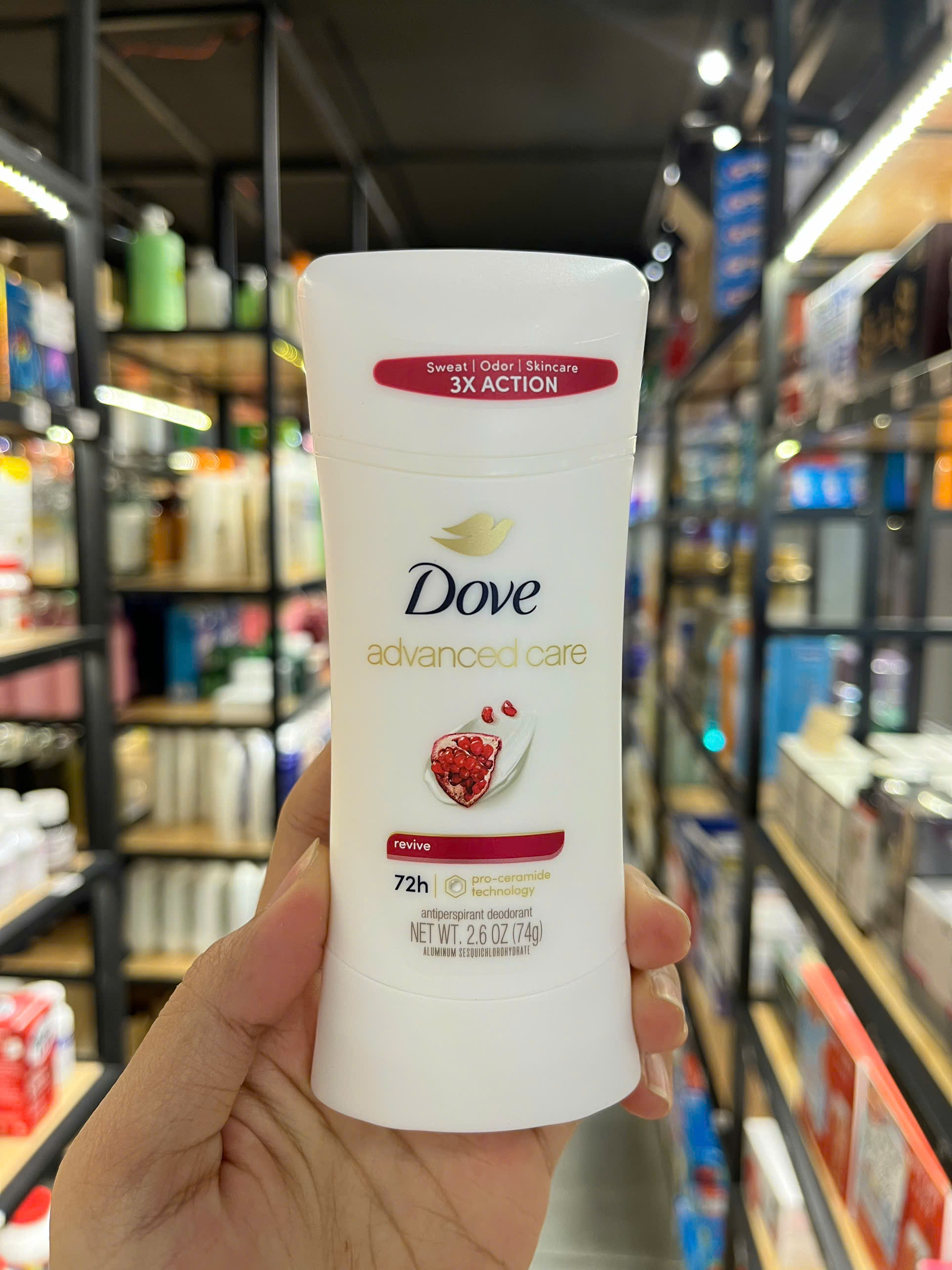 Lăn Khử Mùi Dove Advanced Care Go Fresh Revive 48h 74g Hàng Nhập Mỹ