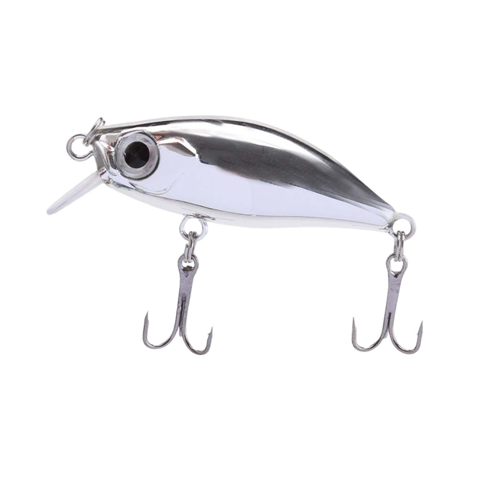 Minnow 3D Eyes Hook Crankbait 4.5cm/4.5G for Walleye