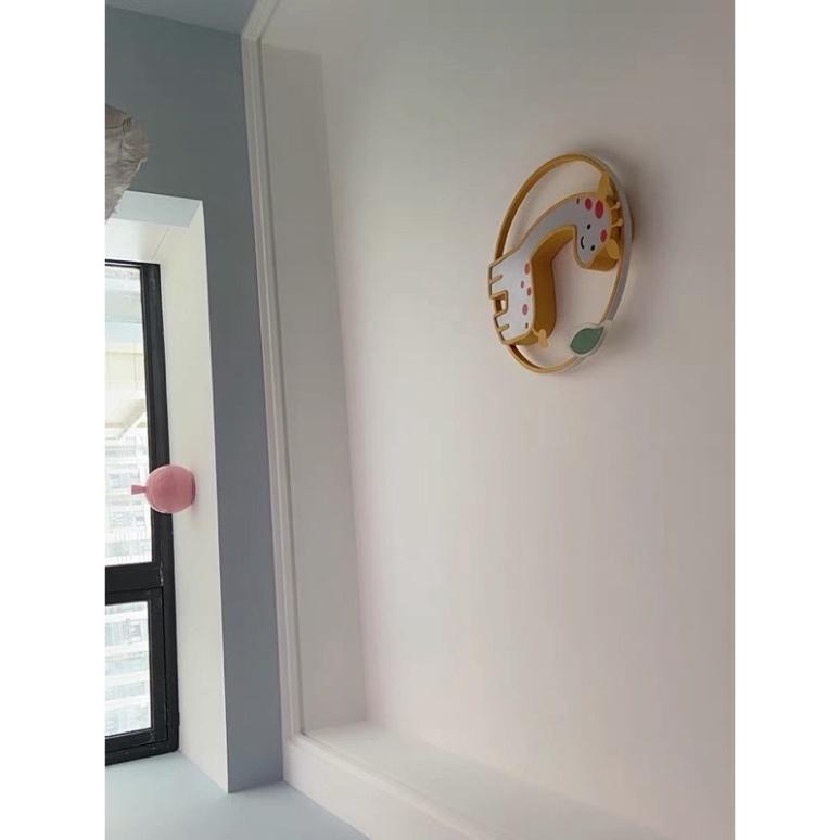 Đèn trần phòng trẻ em,đèn trần hình hươu cao cổ vàng DT