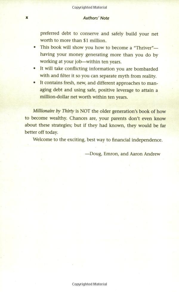 Millionaire by Thirty : The Quickest Path to Early Financial Independence