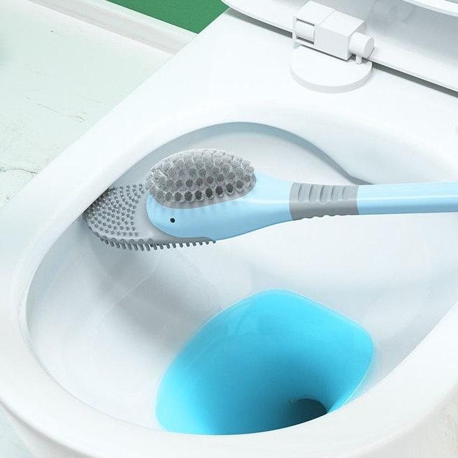 Cọ toilet silicone tạo hình chân vịt ngộ nghĩnh