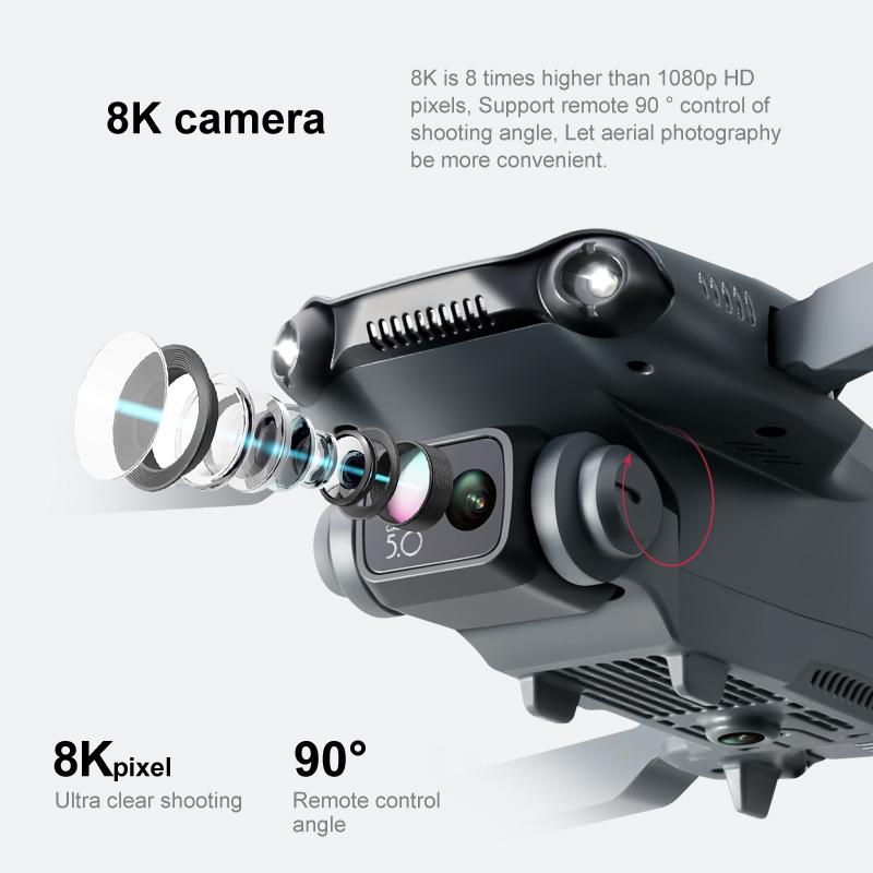 Máy bay không người lái 4DRC 4DRC 8K DRONE WiFI FPV chuyên nghiệp WiFi WiFi với camera HD 4K Trở ngại Tránh tránh chổi trọ RC Trực tiếp máy bay trực thăng Đồ chơi