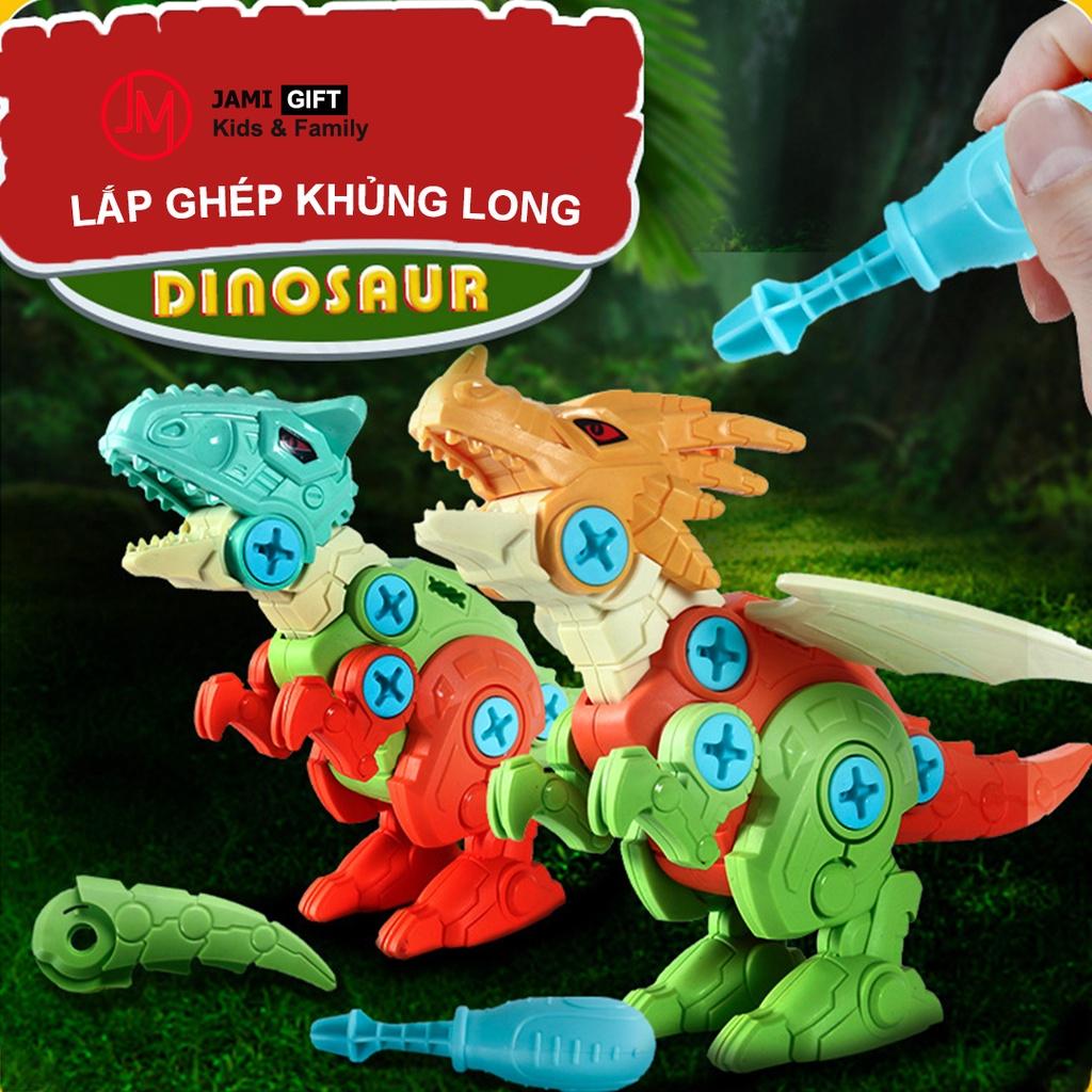 Đồ Chơi Khủng Long Lớn Lắp Ráp Cao Cấp - Đồ Chơi Thông Minh Giúp Bé Phát Triển