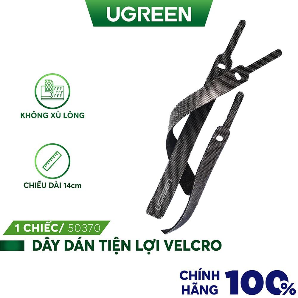 Dây dán tiên lợi Velcro UGREEN 50370 làm gọn dây sạc, dây tai nghe,... - Hàng nhập khẩu