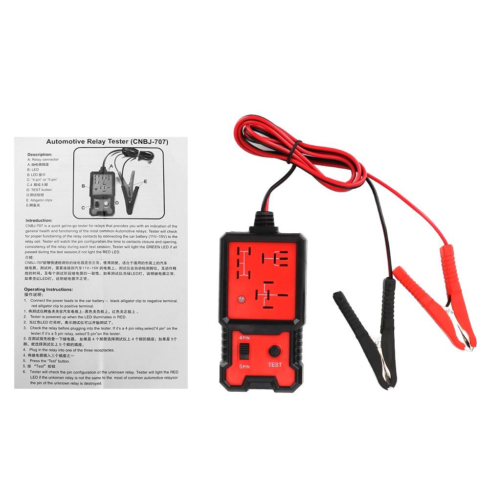 Rơ le kiểm tra ắc quy xe hơi 12V có đèn LED