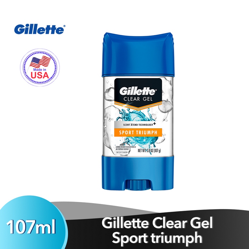 Gel Khử Mùi Gillette Clear Gel Sport triumph 107ml