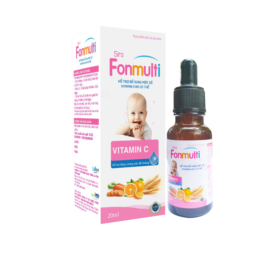 Bổ dung Vitamin, nâng cao sức đề kháng cho bé - Fonmulti