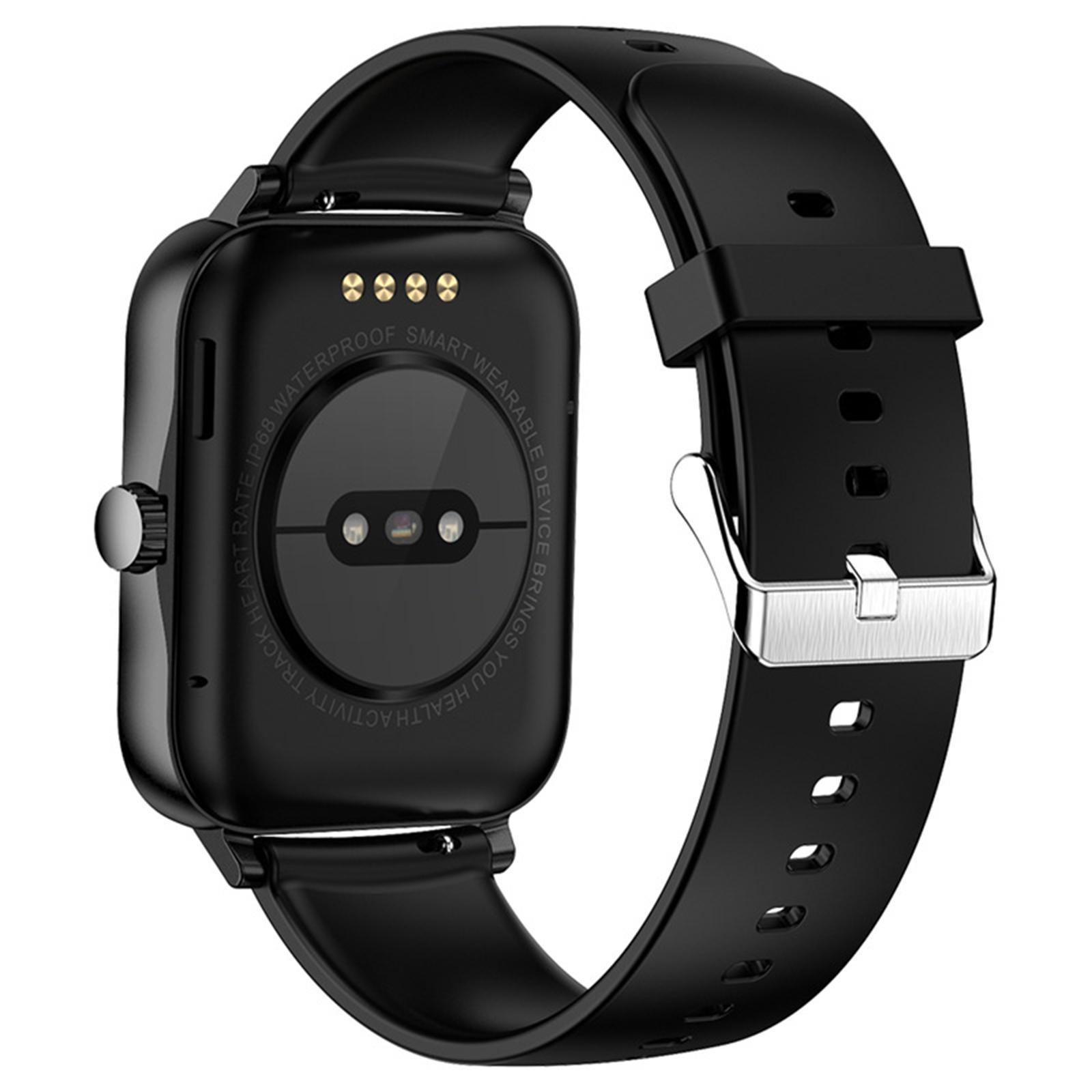 M5 Smart Watch Bluetooth Call Pedometer IP68 Waterproof Fitness Black