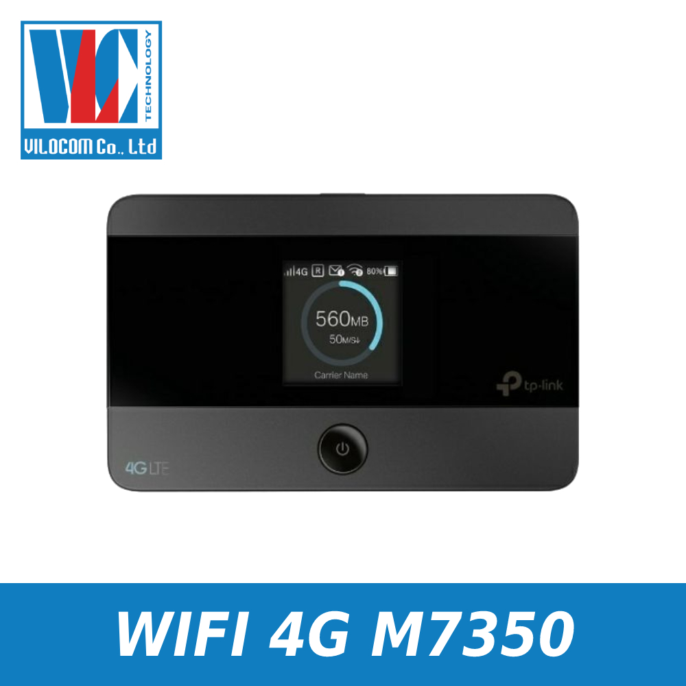 Bộ Phát WIFI di động bằng sim 4G TP-Link M7350 - Hàng Chính Hãng