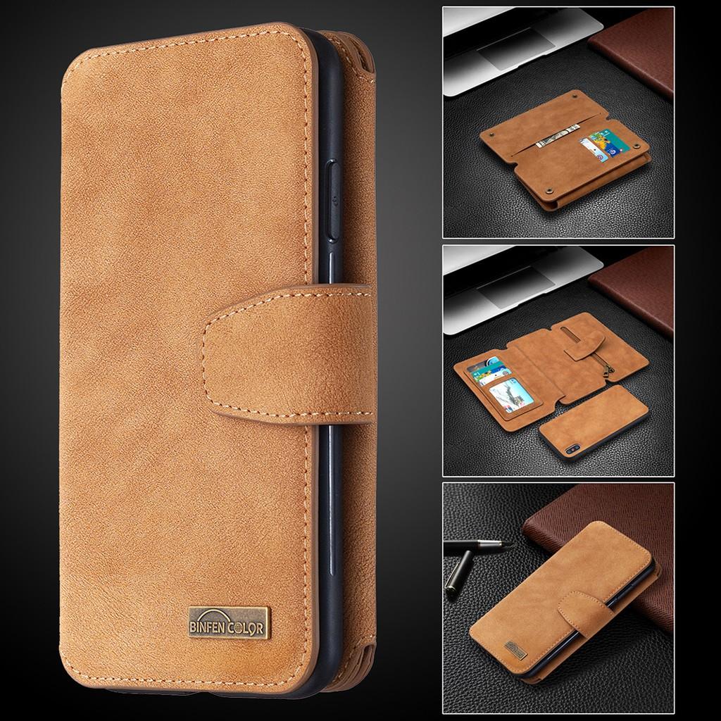 Ốp lưng điện thoại dạng ví da lật có ngăn đựng thẻ cho iPhone X XS Max XR SE 2020 iPhone 8 iPhone 7 iPhone 6 6S Plus