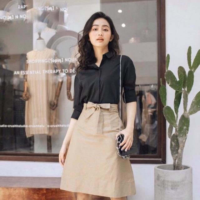 Áo sơ mi đen truyền thống