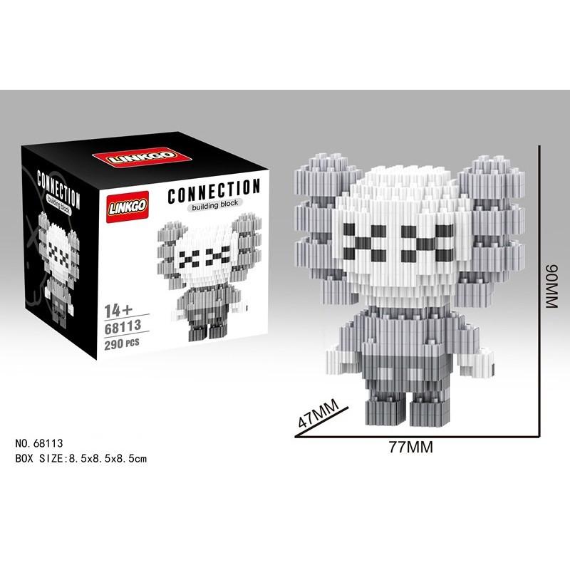 Đồ Chơi Lắp Ráp Mô Hình Nhân Vật Kaws - LinkGo 68113