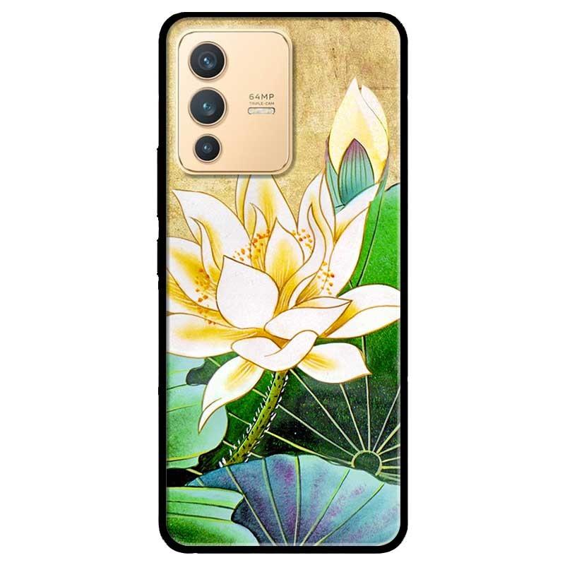 Ốp lưng dành cho Vivo V23 5G / S12 - Vivo Y15s / Y15A - Hoa Sen Vàng