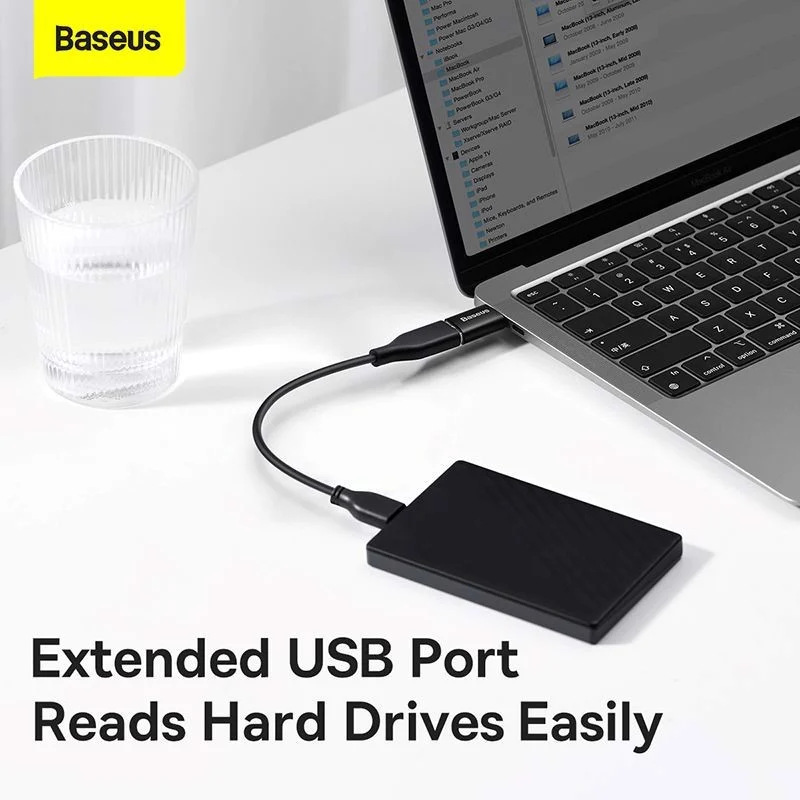 Đầu chuyển OTG Type C to USB 3.1 tốc độ cao Baseus Ingenuity Series Mini OTG Gen2 (Type-C to USB-A 3.1 Full Size, 10Gbps High speed OTG for Laptop/ Macbook/ iPad/Tablet/ Smartphone)- Hàng chính hãng