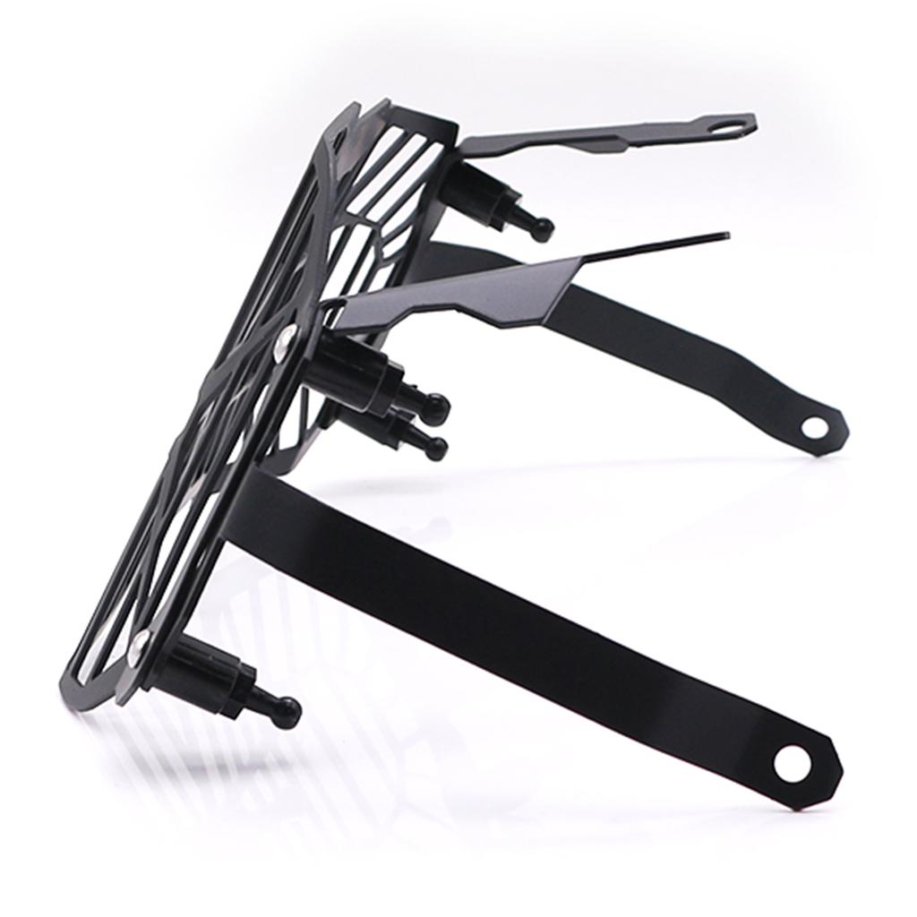 Black Motorcycle Headlight Grille Mesh Grille Headlight Mesh Hood for
