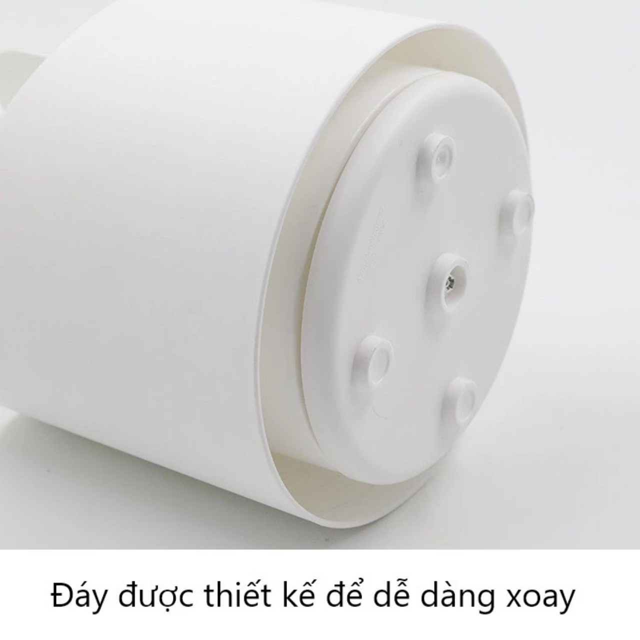 Hộp Đựng Cọ Trang Điểm Xoay 360 Để Bàn Trong Suốt Chống Bụi Tiện Dụng- Kệ Đựng Mỹ Phẩm Để Bàn Có Nắp Tiện Lợi - HÀNG CHÍNH HÃNG MINIIN