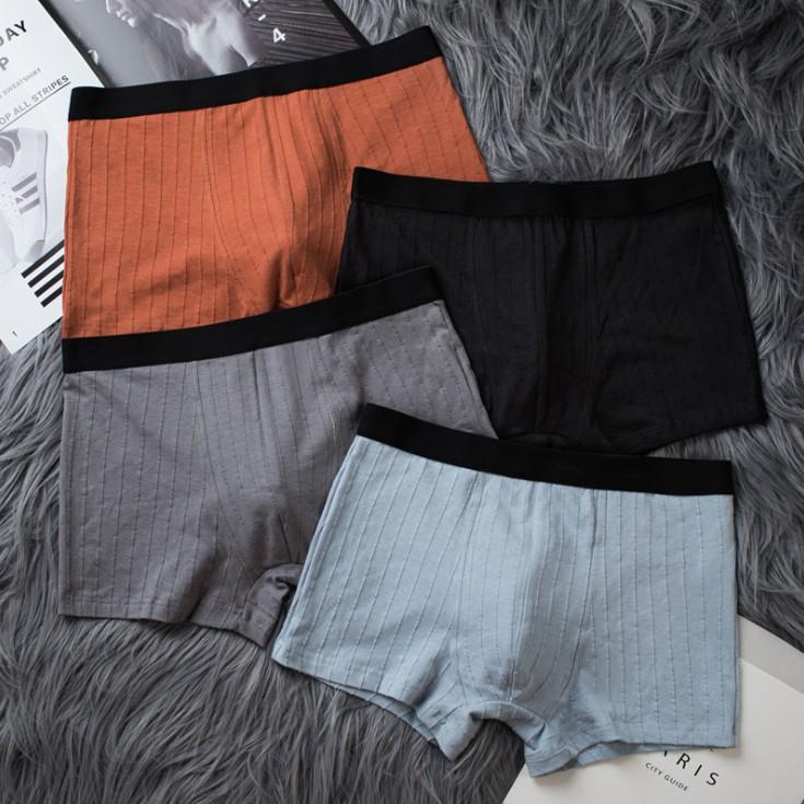 Quần lót nam Boxer Cotton co dãn 4 chiều Thông hơi thấm hút