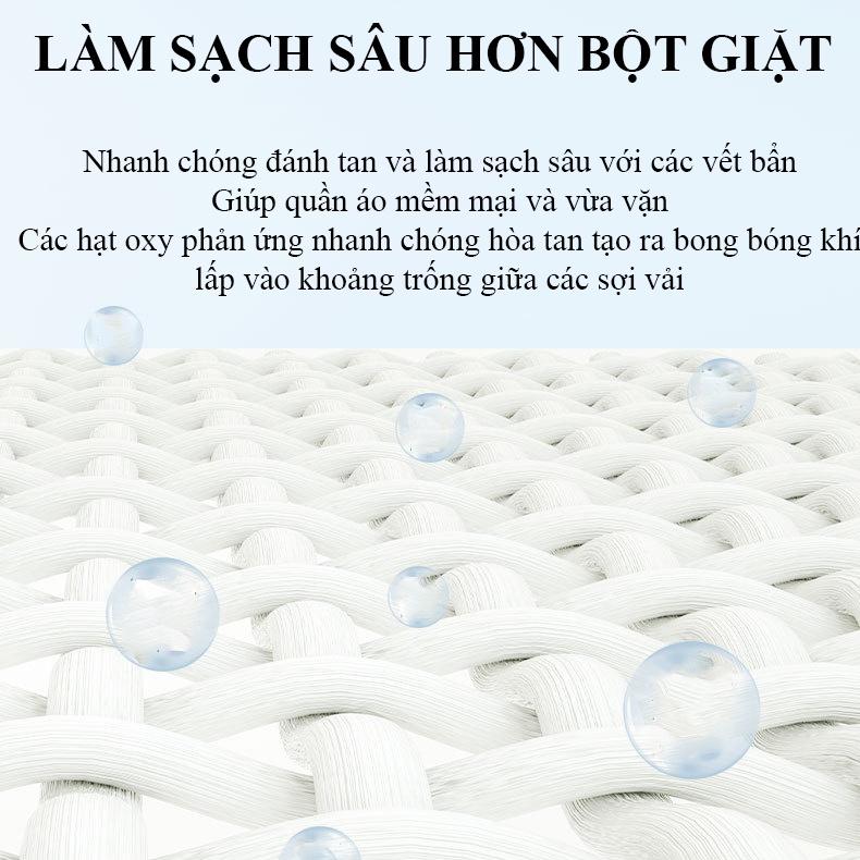 Bột giặt tẩy vết bẩn đa năng Ximo giúp trắng quần áo, đồ gia dụng - sạch như mới 350g