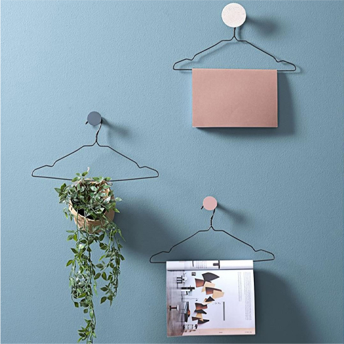 Bộ 10 móc áo | JYSK Tonni | kim loại | nhiều màu | R21xD43cm