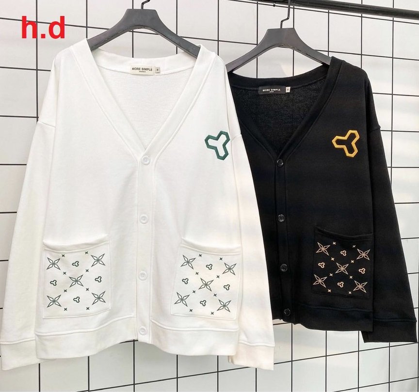 Áo Khoác Cardigan Cổ V 2 Túi Trước Siêu Xinh