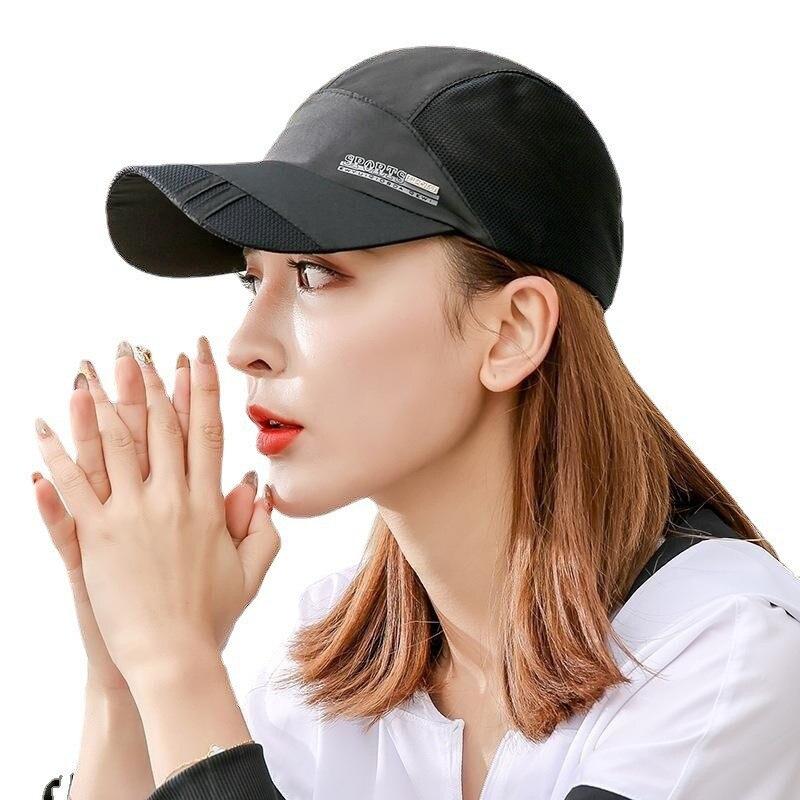 Mùa Hè Ngoài Trời Nón Thể Thao Golf Câu Cá Nón Nhanh Khô Hat Có Thể Điều Chỉnh Unisex Mũ Bóng Chày Dành Cho Nữ Color: Navy