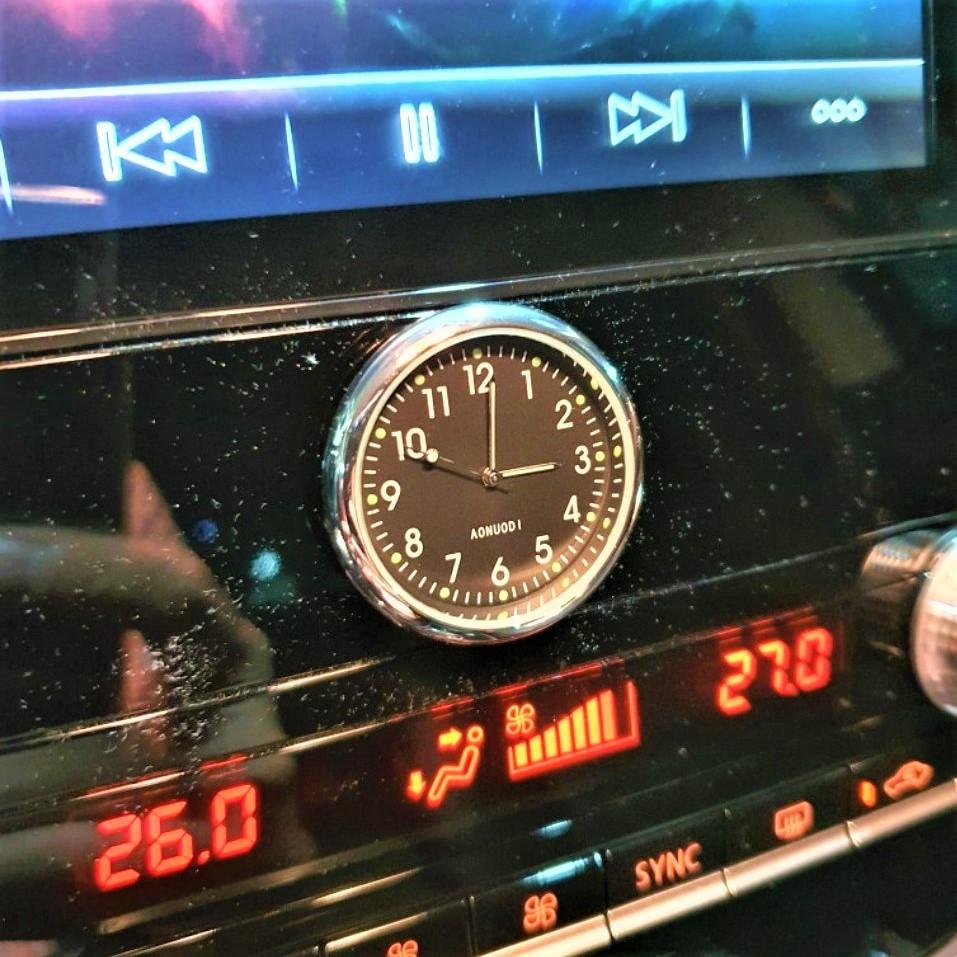 Đồng hồ báo giờ gắn trang trí xe máy ô tô siêu đẹp loại tốt mẫu mới sang trọng