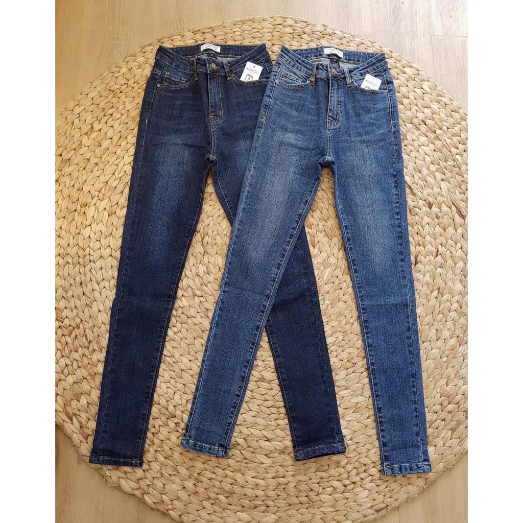 Quần Jeans Nữ SofmWear Cạp Siêu Cao Siêu Co Giãn