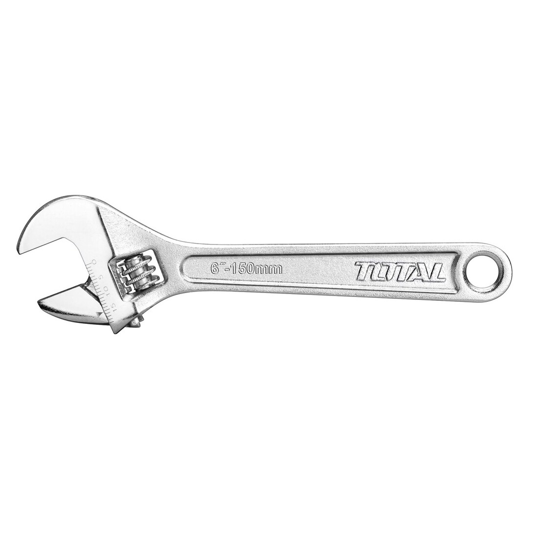 Mỏ lết làm từ thép hợp kim có khóa 6 inches - 10 inches TOTAL - THT101063, THT1010103, mỏ lếch siêu bền, tay cầm chắc chắn