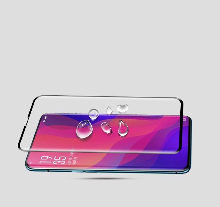 Dán kính cường lực full màn hình 5D dành cho OPPO Find X phủ màu