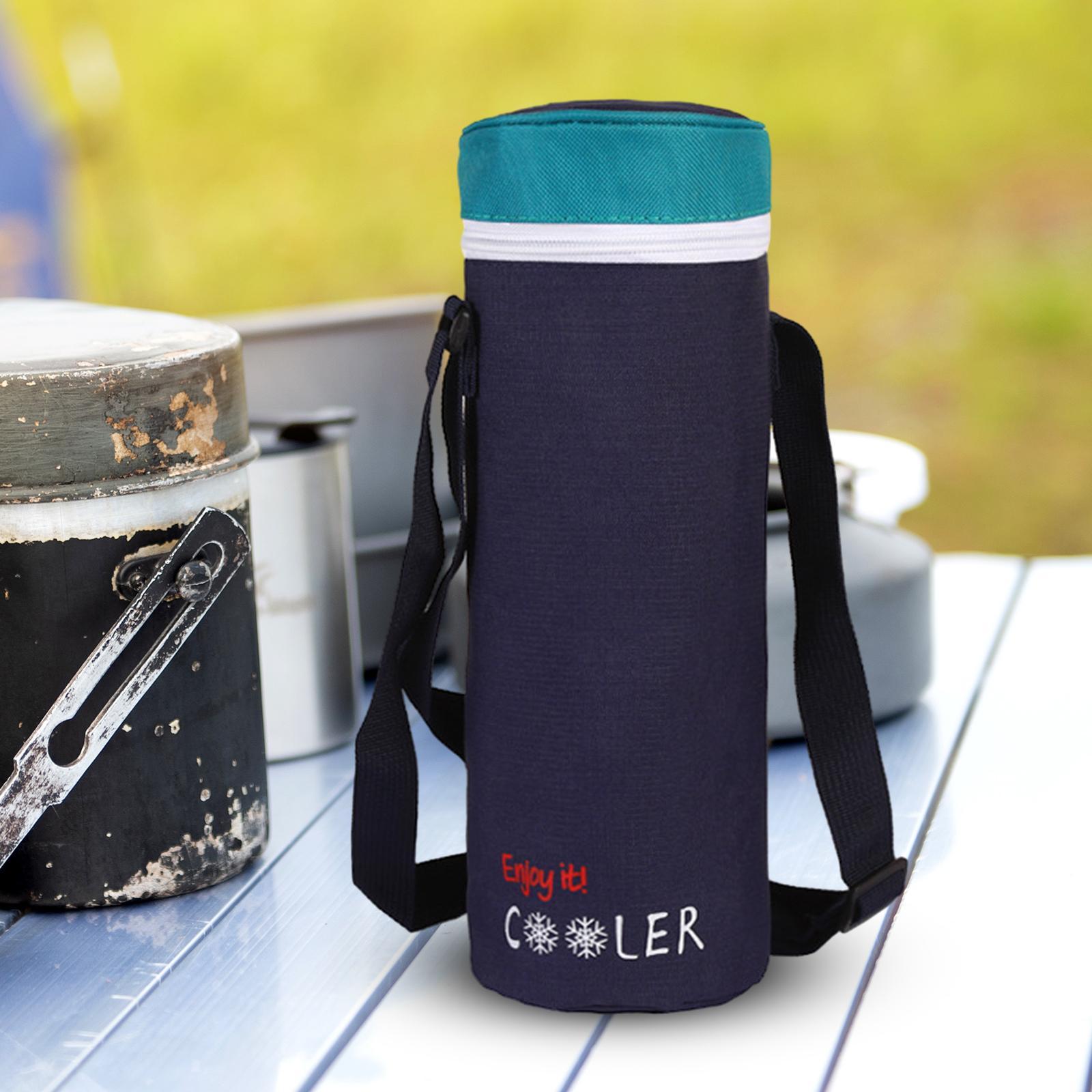 Insulated Water Bottle Bag Carrier Bag Carry Bag Hiking Thermal Pouch